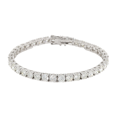 13.48ct Round Diamond Tennis Bracelet