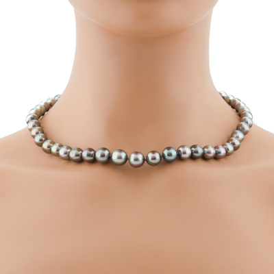 10.9-8.1mm Tahitian Pearl Strand Necklace