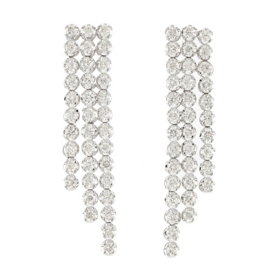 1.33ct Diamond Drop Earrings