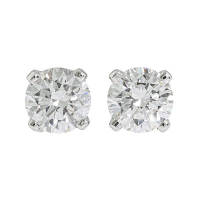 0.60ct Diamond Studs GIA D VVS2