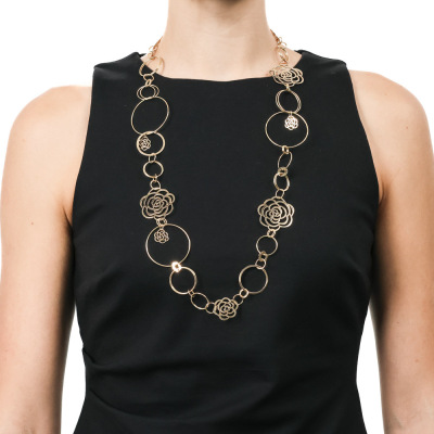 Chanel Camelia Camellia Flower Necklace