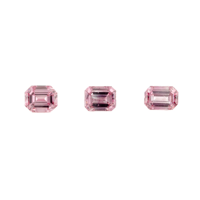 Three Argyle Origin Pink Diamonds 5PP 0.31ct