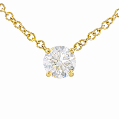 0.81ct Diamond Solitaire Pendant GIA E SI1