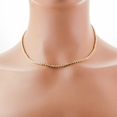 2.20ct Diamond Tennis Necklace