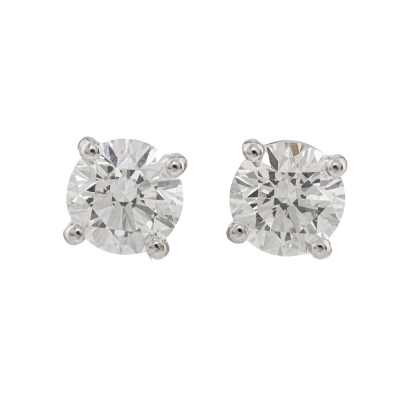 0.83ct Diamond Studs GIA D VS1