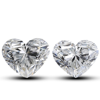 2.02ct Loose Pair of Diamonds GIA D VS1