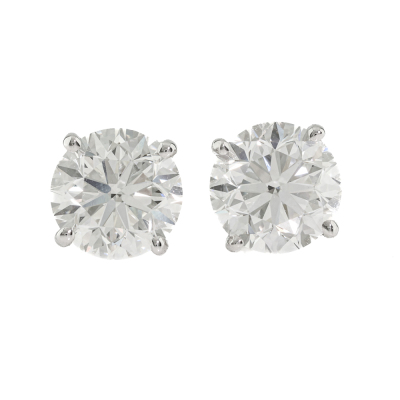 2.01ct Diamond Studs GIA H VS2