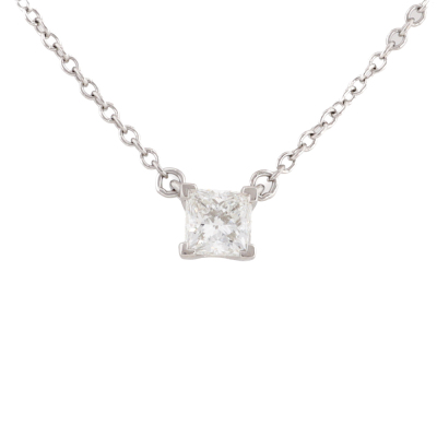 Tiffany & Co Diamond Solitaire Pendant
