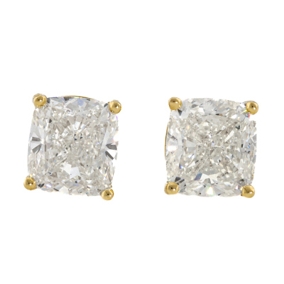 4.02ct Diamond Studs GIA I SI2, J SI1