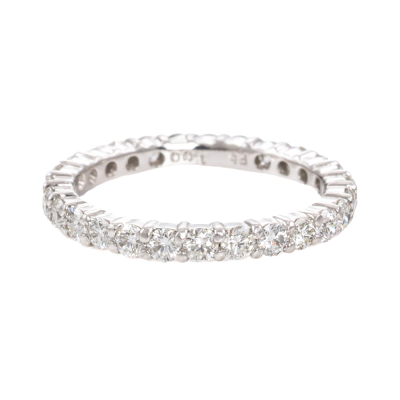1.00ct Diamond Full Hoop Eternity Ring