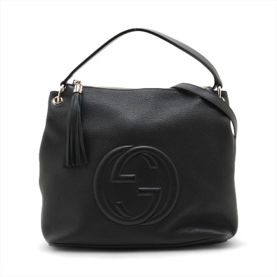 Gucci Soho 2Way Tote Bag Black