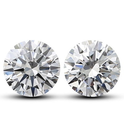 1.12ct Loose Pair of Diamonds GIA E F VVS1