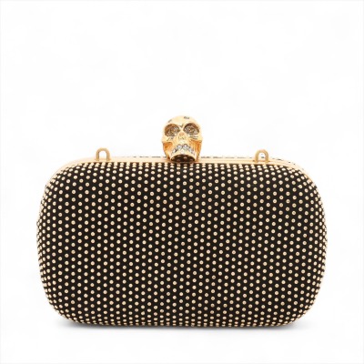 Alexander McQueen Studded Skull Clutch