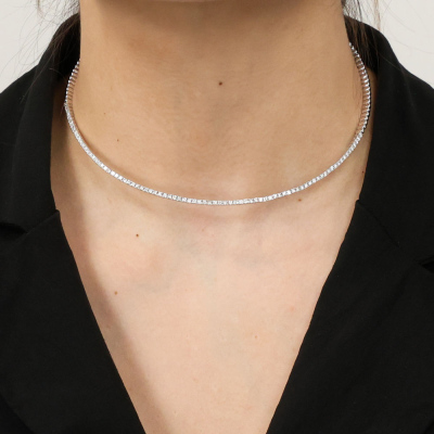 1.90ct Diamond Collar Necklace