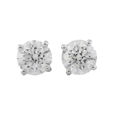 1.00ct Diamond Studs GIA D SI1