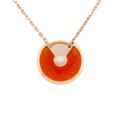 Amulette de Cartier Malachite Necklace