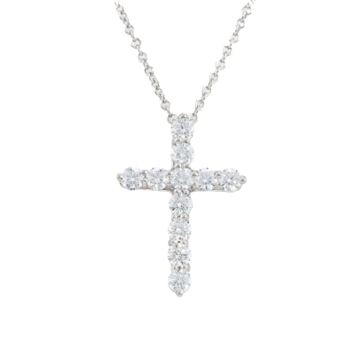 Tiffany & Co Cross Diamond Pendant