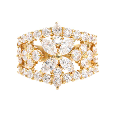 2.62ct Diamond Dress Ring 18ct Yellow Gold