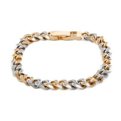 Diamond Chain Bracelet 18ct Gold 34.7g