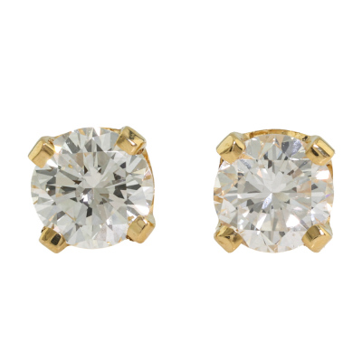 0.48ct Diamond Studs 18ct Yellow Gold*