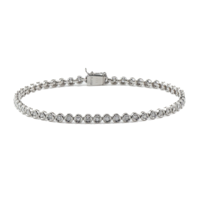 1.00ct Diamond Tennis Bracelet Platinum*