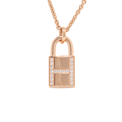 Hermes Kelly Cadenas Diamond Pendant