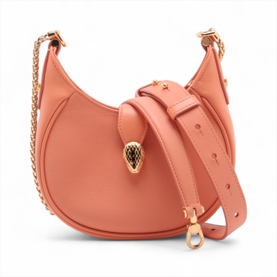 Bvlgari Serpenti Ellipse Shoulder Bag Orange