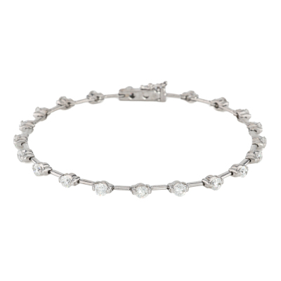 2.50ct Diamond Bracelet 18ct White Gold