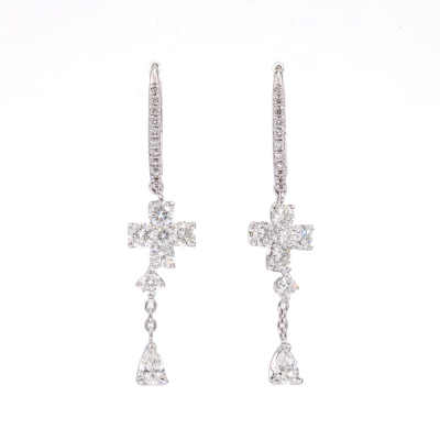 1.40ct Diamond Dress Earrings