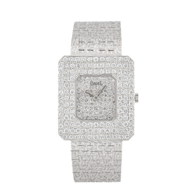 Piaget Protocole Diamond Dial & Bezel 18ct Gold
