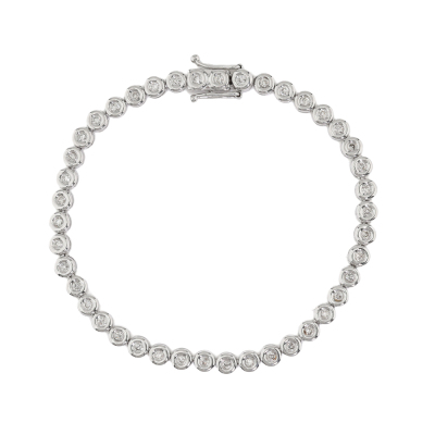 1.68ct Diamond Tennis Bracelet 18ct White Gold*