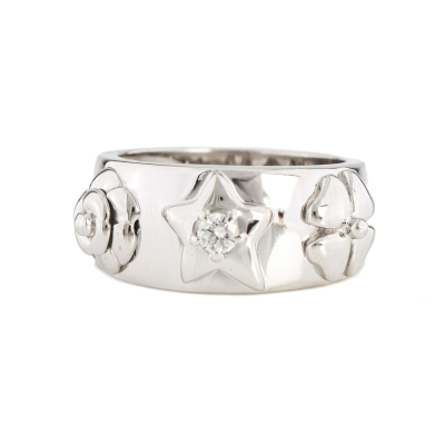 Chanel Three Symbols Diamond Ring