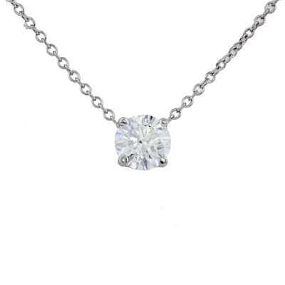 0.51ct Diamond Solitaire Pendant GIA E VVS1 *