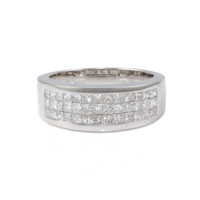 1.28ct Diamond Ring 18ct White Gold