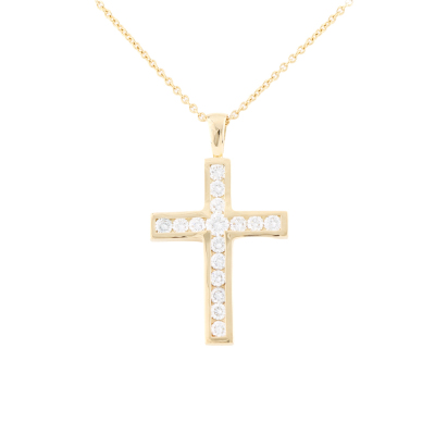 0.60ct Diamond Cross Pendant