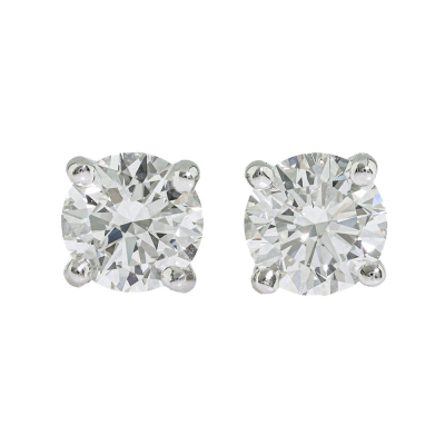 0.61ct Diamond Studs GIA D VS1
