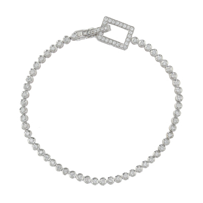 1.00ct Diamond Tennis Bracelet 18ct White Gold