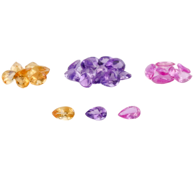 5.91ct Loose Parcel of Amethyst, Sapphire & Citrine