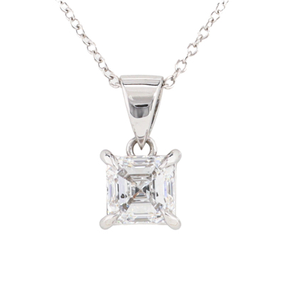 1.00ct Diamond Solitaire Pendant GIA D SI2