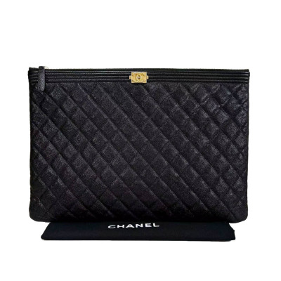 Chanel Large Boy O Case Clutch