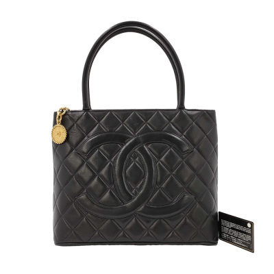 Chanel Black Tote Handbag