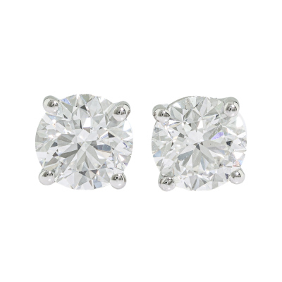 1.00ct Diamond Studs D VS1, E VS1