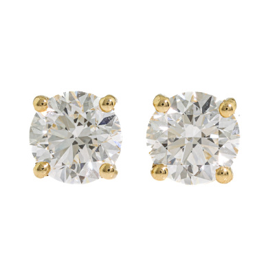 1.00ct Diamond Studs GIA E VVS1