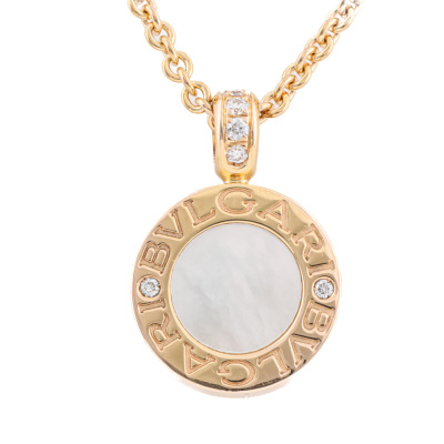 Bvlgari Bvlgari Necklace with Onyx, MOP & Diamonds