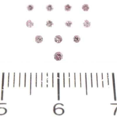 0.23ct Argyle Origin Purplish Pink Diamonds GSL