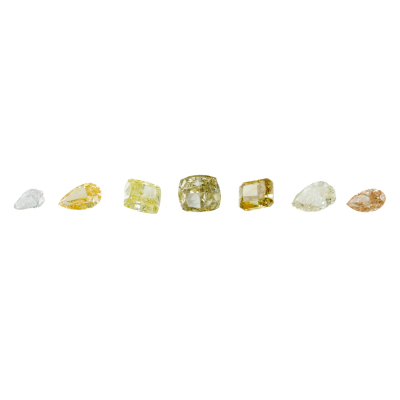 1.81ct Mixed Fancy Coloured Diamond Parcel