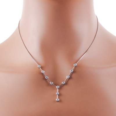 1.01ct Round Diamond Necklace