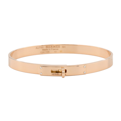 Hermes Kelly Bracelet, 4 Diamonds