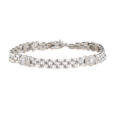 1.00ct Diamond Bracelet 18ct Gold