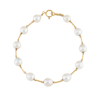 7.3-6.9mm Cultured Pearl Bracelet
